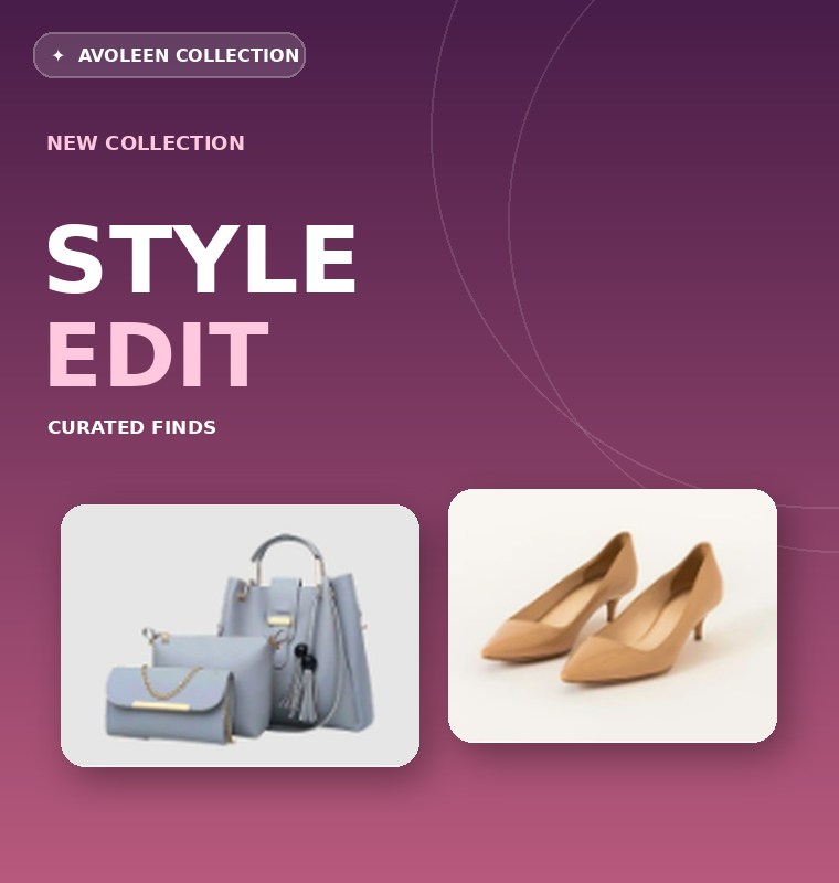 Fashion Finds promotional collection